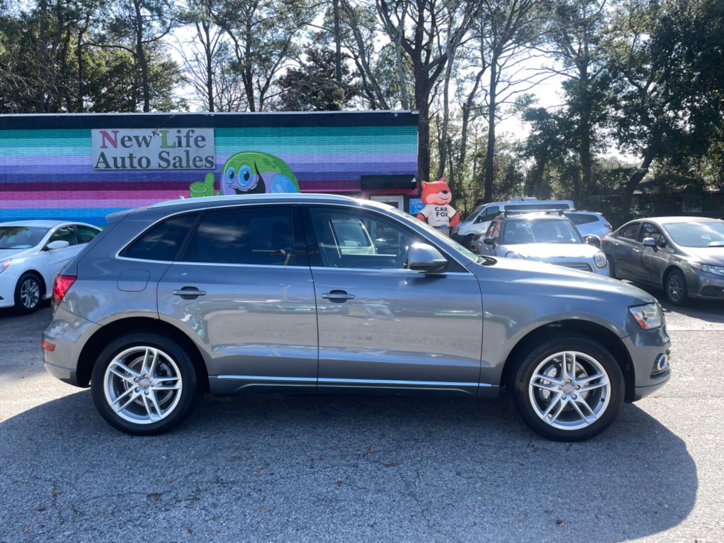 2013 GRAY AUDI Q5 PREMIUM PLUS (WA1LFAFP1DA) with an 2.0L engine, Automatic transmission, located at 5103 Dorchester Rd., Charleston, SC, 29418-5607, (843) 767-1122, 36.245171, -115.228050 - Photo#7